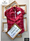 Maroon Colour Outluk High Quality Cotton Check Stylish Festival Wear Shirt 03 